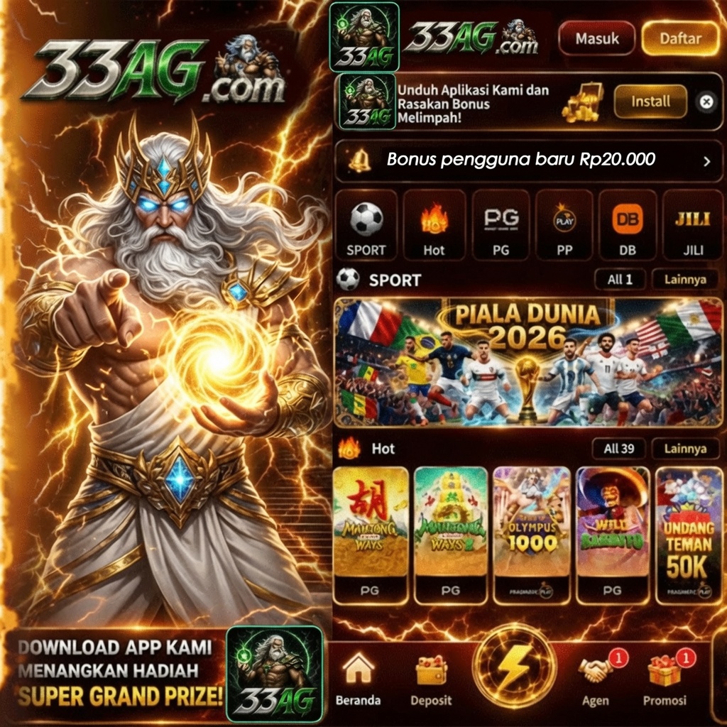 33AG - 33ag Login Situs Resmi dan Nikmati Ragam Game PG Soft