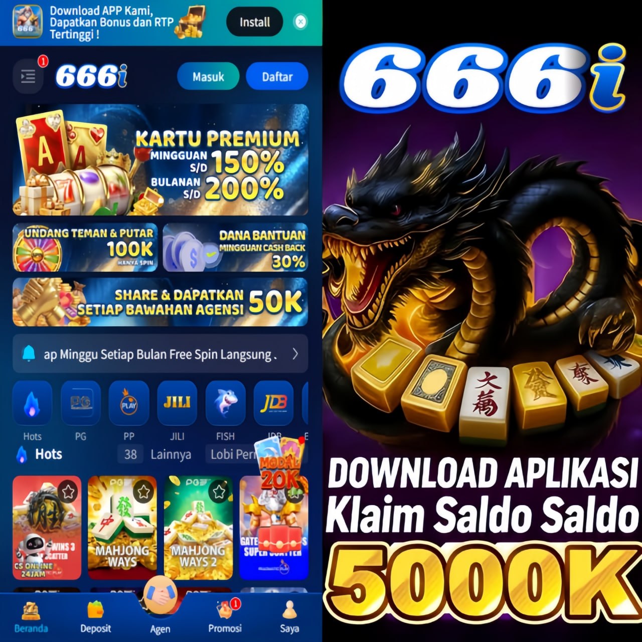 Tampilan pertama 666i