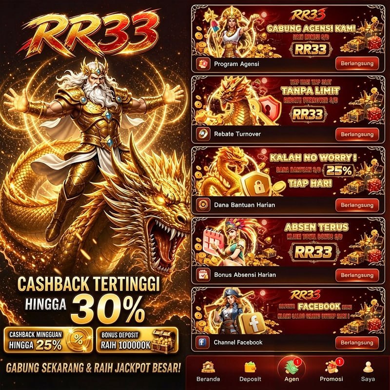 RR33 - Dowdload & Install Aplikasi Slot Asli Minimal Bet 400 Perak